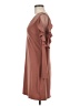 Express Solid Brown Cocktail Dress Size M - photo 5