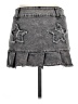 Shein Gray Denim Skirt Size 30 waist - photo 2