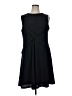 DKNY 100% Polyester Solid Black Cocktail Dress Size 16 - photo 1