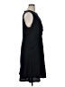 DKNY 100% Polyester Solid Black Cocktail Dress Size 16 - photo 4