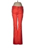 Christopher Blue Color Block Red Jeans Size 2 - photo 1
