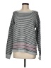 Hem & Thread 100% Polyester Stripes Gray Pullover Sweater Size M - photo 1