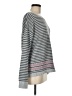 Hem & Thread 100% Polyester Stripes Gray Pullover Sweater Size M - photo 4