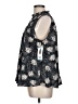 Joie 100% Polyester Black Sleeveless Blouse Size L - photo 5
