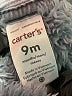 Carter's 100% Polyester Blue Gray Zip Up Hoodie 6-9 MO / 9 MO - photo 3