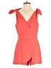 BCBGeneration Solid Red Romper Size 6 - photo 1
