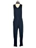 Ambiance Solid Blue Jumpsuit Size L - photo 1