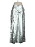 Forever 21 100% Rayon Metallic Silver Casual Pants Size XL - photo 1