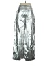 Forever 21 100% Rayon Metallic Silver Casual Pants Size XL - photo 2