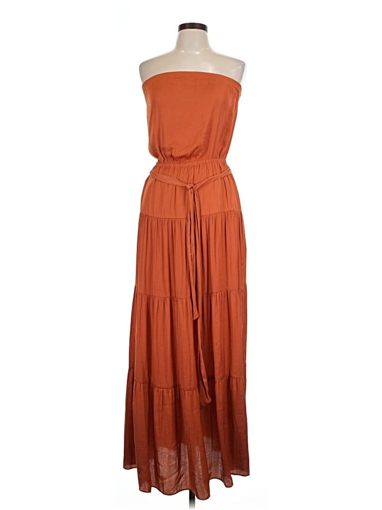 Pre-owned Naked Zebra Casual Dress In Orange