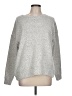 Lou & Grey Solid Silver Pullover Sweater Size L - photo 1