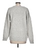 Lou & Grey Solid Silver Pullover Sweater Size L - photo 2