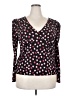 ELOQUII Black Long Sleeve Top Size 18 - 20 Plus - photo 1