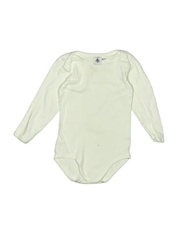 Petit Bateau Long Sleeve Onesie (view 1)