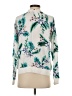 Cupcakes & Cashmere Tropical White Track Jacket Size S - photo 2