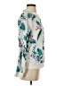 Cupcakes & Cashmere Tropical White Track Jacket Size S - photo 4
