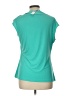 LAVENDER HILL Teal Short Sleeve Top Size L - photo 2