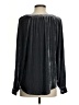 J.Jill Metallic Black Long Sleeve Blouse Size XS - photo 2