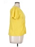 Greige Yellow Short Sleeve Top Size XL - photo 4