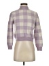 Petite Studio New York 100% Wool Checkered-gingham Purple pullover sweater Size XS - photo 1