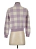 Petite Studio New York 100% Wool Checkered-gingham Purple pullover sweater Size XS - photo 2