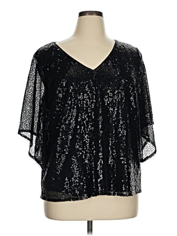 Roz & Ali Short Sleeve Blouse (view 1)