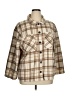Hayden 100% Polyester Plaid Tan Jacket Size 1X - photo 1