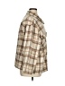 Hayden 100% Polyester Plaid Tan Jacket Size 1X - photo 4