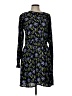 Assorted Brands 100% Viscose Print Blue Casual Dress Size L - photo 1