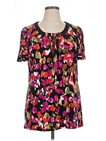 Just My Size Short Sleeve Blouse (view 1)
