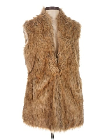 A by Adrienne Landau Faux Fur Vest (view 1)