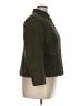 Ellen Tracy Houndstooth Green Jacket Size 16 - photo 4