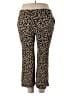 Rena Rowan 100% Rayon Animal Print Gold Casual Pants Size 12 - photo 2