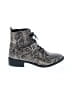 Express Gray Tan Ankle Boots Size 9 - photo 1