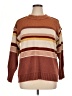 dip Stripes Brown Pullover Sweater Size 1X - photo 1