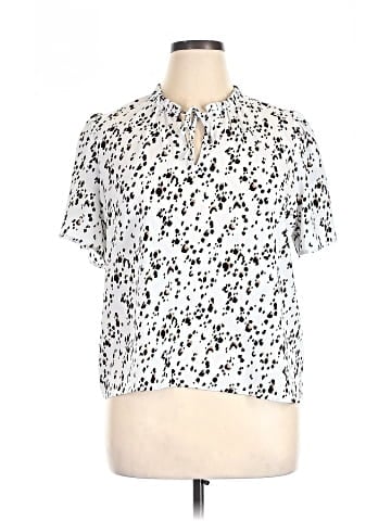 Nine West Short Sleeve Blouse (view 1)
