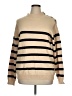 Kirundo Stripes Tan Turtleneck Sweater Size XL - photo 1
