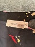 A.L.C. 100% Silk Floral Black Blouse Size 10 - photo 7
