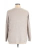 Pink Clover 100% Polyester Metallic Silver Pullover Sweater Size XL - photo 2