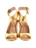 Luiza Barcelos Yellow Gold Sandals Size 5 - photo 2