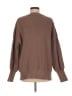Lillusory Solid Brown Pullover Sweater Size M - photo 2