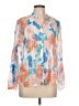 Emery Rose Print Orange Long Sleeve Blouse Size L (estimated) - photo 1