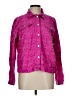 Colleen Lopez Pink Long Sleeve Blouse Size L - photo 1