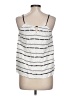 Collective Concepts 100% Rayon Silver White Sleeveless Blouse Size L - photo 2