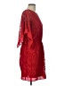 AB Studio 100% Polyester Red Cocktail Dress Size L - photo 4