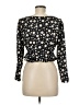 Polly Black Long Sleeve Blouse Size 6 - photo 2