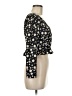 Polly Black Long Sleeve Blouse Size 6 - photo 4