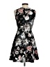 Assorted Brands Floral Black Cocktail Dress Size S - photo 2