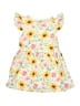 Unbranded 100% Polyester Floral Yellow Dress Size 18-24 mo - photo 2