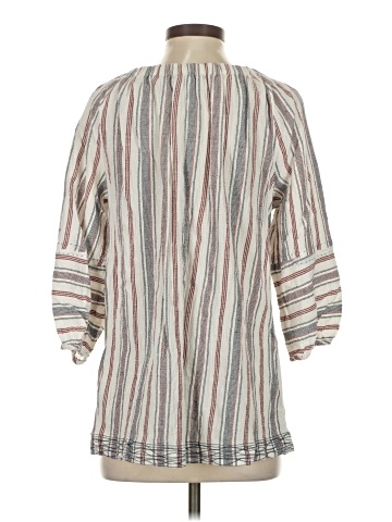 Wrap 3/4 Sleeve Blouse (view 2)
